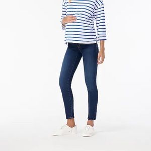 JCrew Maternity over-the-belly toothpick jean
